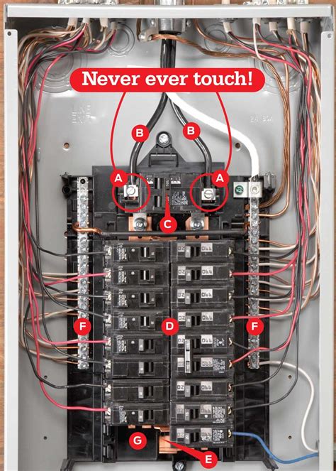 distance to put junction from breaker box|electrical breaker box installation.